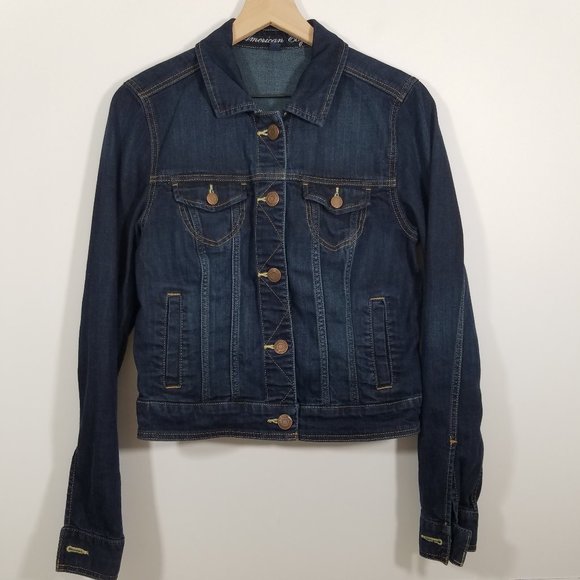 American Eagle Outfitters Jackets & Blazers - American Eagle Stretch Denim Jacket Size L